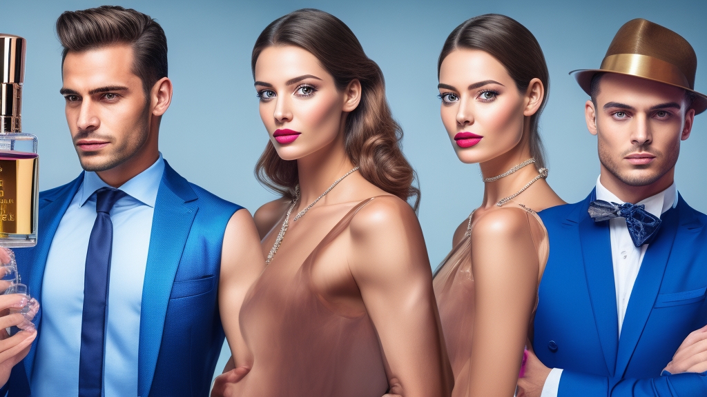 Személyiségtípusok és hozzáillő parfümüvegek professzionális üzletember fás kölnivel kreatív művész gourmand illattal aktív sportoló friss tengeri illattal